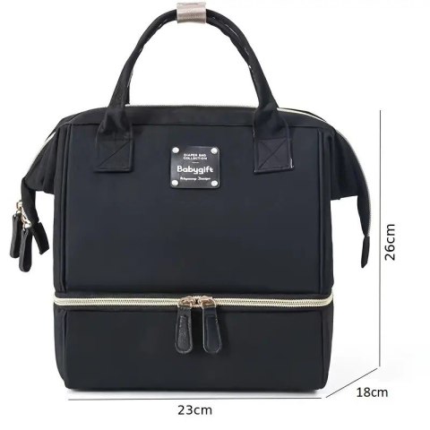 Torba, organizer do wózka 2 komory 26x23x18cm czarna PLM29CZ Torba, organizer do wózka 2 komory 26x23x18cm czarna PLM29CZ