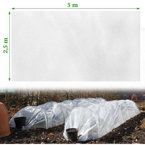 Wielozadaniowa agrowłóknina ogrodowa 2,5 x 5 m OA02 Wielozadaniowa agrowłóknina ogrodowa 2,5 x 5 m OA02