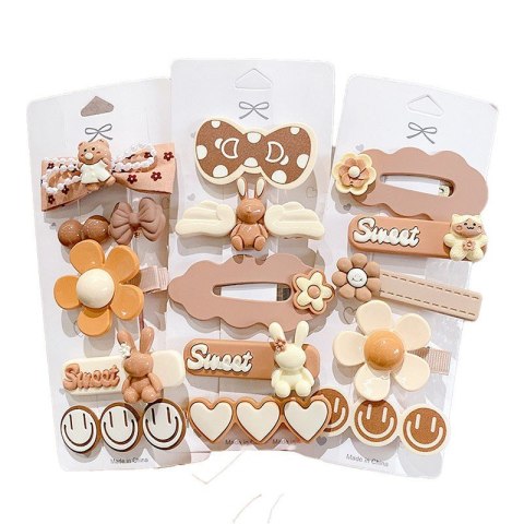 Zestaw 5 sztuk spinek 5w1 wsuwek do włosów sweet SMILE SP280 Zestaw 5 sztuk spinek 5w1 wsuwek do włosów sweet SMILE SP280