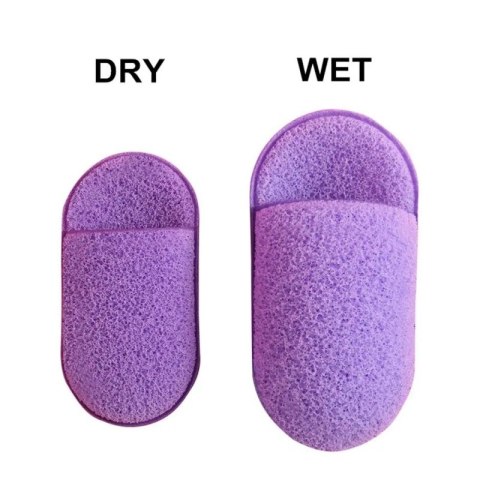 Gąbeczka do mycia twarzy na mokro, delikatny peeling 6,5x11cm 2 szt GB09 Gąbeczka do mycia twarzy na mokro, delikatny peeling 6,5x11cm 2 szt GB09