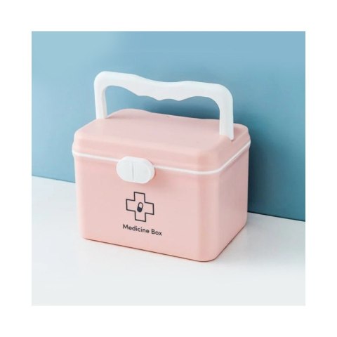 Organizer, kasetka, szkatułka na leki Różowa CB28R Organizer, kasetka, szkatułka na leki Różowa CB28R