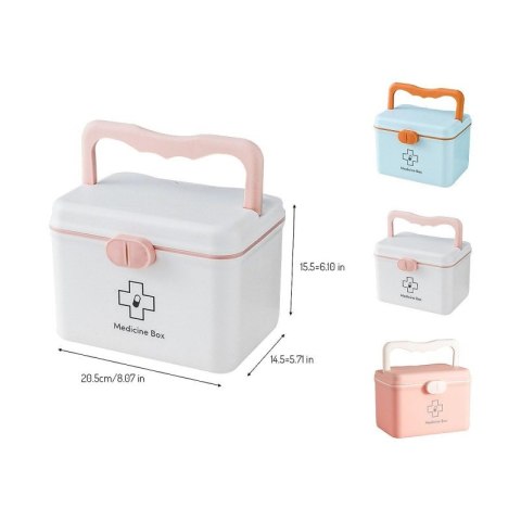 Organizer, kasetka, szkatułka na leki Różowa CB28R Organizer, kasetka, szkatułka na leki Różowa CB28R