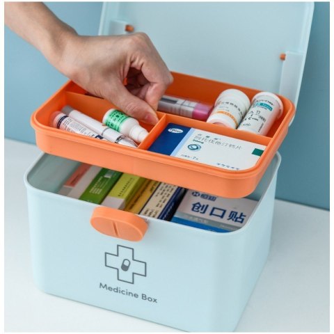 Organizer, kasetka, szkatułka na leki Różowa CB28R Organizer, kasetka, szkatułka na leki Różowa CB28R