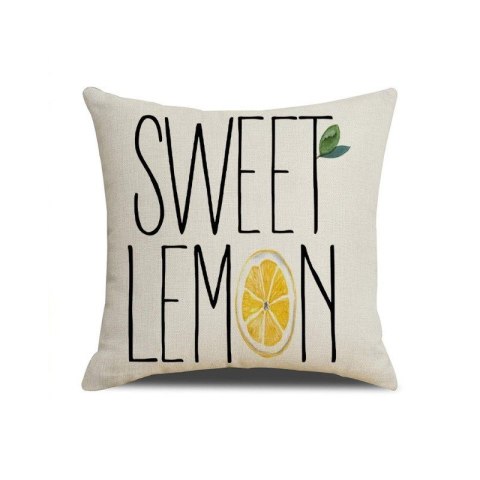 Poszewka na poduszkę 45 x 45 cm SWEET LEMON POD163 Poszewka na poduszkę 45 x 45 cm SWEET LEMON POD163