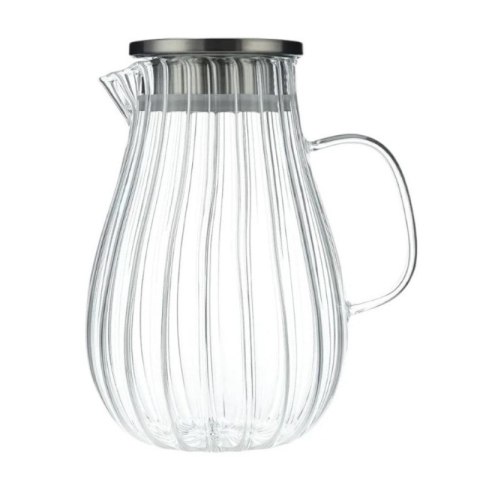 Dzbanek z falowanymi ściankami i uchwytem z pokrywką 1700 ml 1szt DZ05 Dzbanek z falowanymi ściankami i uchwytem z pokrywką 1700 ml 1szt DZ05