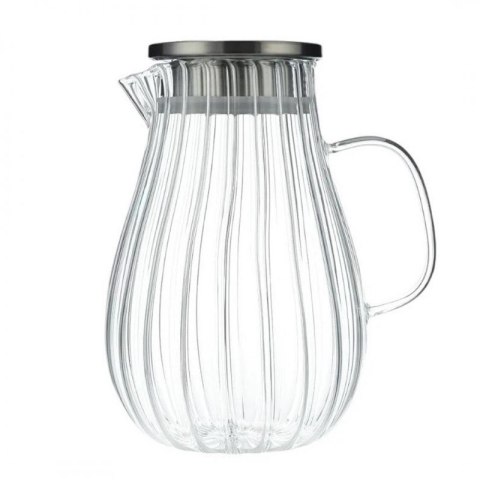 Dzbanek z falowanymi ściankami i uchwytem z pokrywką 1700 ml 1szt DZ05 Dzbanek z falowanymi ściankami i uchwytem z pokrywką 1700 ml 1szt DZ05
