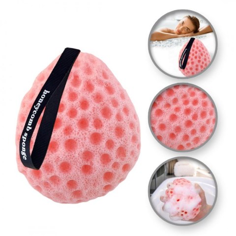 Gąbka Plaster miodu do mycia ciała na mokro 10 cm delikatny peeling GB03R Gąbka Plaster miodu do mycia ciała na mokro 10 cm delikatny peeling GB03R