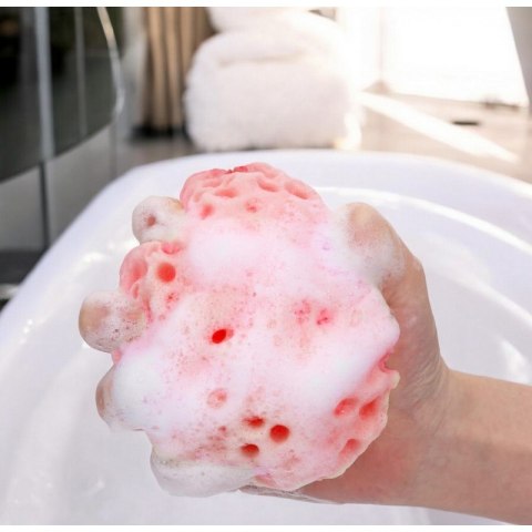 Gąbka Plaster miodu do mycia ciała na mokro 10 cm delikatny peeling GB03R Gąbka Plaster miodu do mycia ciała na mokro 10 cm delikatny peeling GB03R