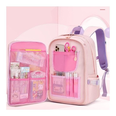 Plecak RABBIT sweet szkolny uniwersalny kieszonki, odblaski PL163R Plecak RABBIT sweet szkolny uniwersalny kieszonki, odblaski PL163R