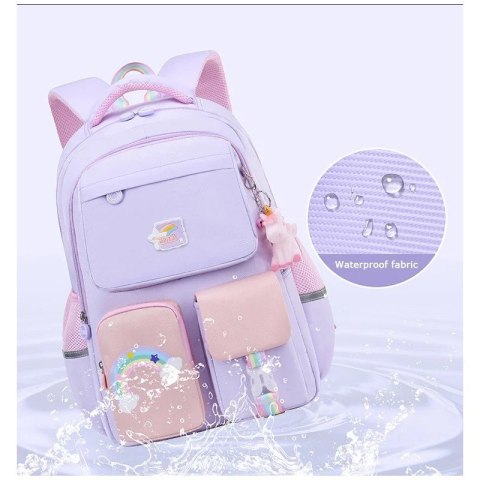 Plecak RAINBOW sweet szkolny uniwersalny kieszonki, odblaski PL160FIO Plecak RAINBOW sweet szkolny uniwersalny kieszonki, odblaski PL160FIO
