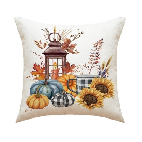 Poszewka na poduszkę 45x45cm piękny druk Jesień BOHO POD108 Poszewka na poduszkę 45x45cm piękny druk Jesień BOHO POD108