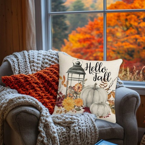 Poszewka na poduszkę 45x45cm piękny druk Jesień BOHO POD193 Poszewka na poduszkę 45x45cm piękny druk Jesień BOHO POD193