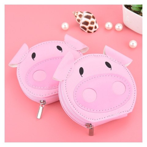 Zestaw akcesoriów do manicure w etui różowa świnka 7w1 AK07 Zestaw akcesoriów do manicure w etui różowa świnka 7w1 AK07