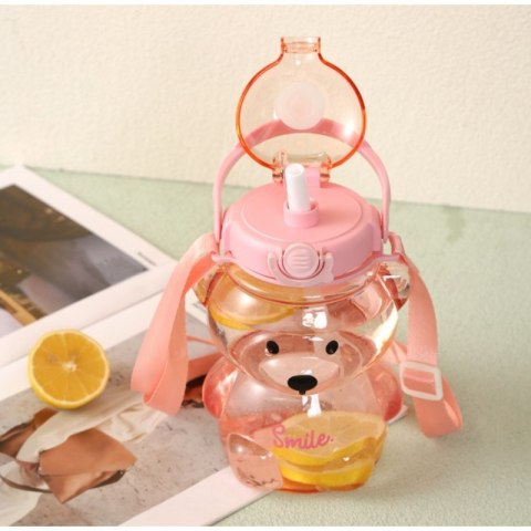 Butelka na wodę z uchwytem SWEET BEAR VIOLET 1000 ML BD26 Butelka na wodę z uchwytem SWEET BEAR VIOLET 1000 ML BD26
