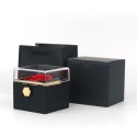 Pudełeczko Walentynkowe Rose Treasure Box na biżuterię mydlana Wieczna Róża Obrotowe PDOZ26CZ