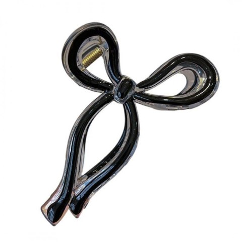 Spinka do włosów, KOKARDA półtransparentna czarna XL 11x6cm SP366CZ Spinka do włosów, KOKARDA półtransparentna czarna XL 11x6cm SP366CZ