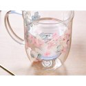 Szklanka termiczna z kwiatkami w środku 300 ml 1szt SZK144