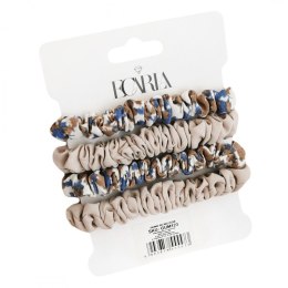 Zestaw frotek gumek do włosów 4w1 na plakietce PIN UP GUM123