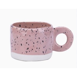 Ceramiczny, nakrapiany kubek z uchem 275 ml Szkliwiony CUP29