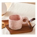 Ceramiczny, nakrapiany kubek z uchem 275 ml Szkliwiony CUP29
