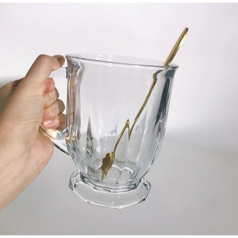 Filiżanka szklanka ryflowana duża 500 ml 1szt SZK159 Filiżanka szklanka ryflowana duża 500 ml 1szt SZK159