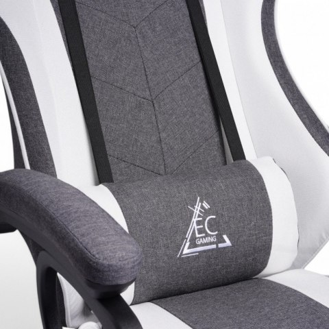 Fotel gamingowy obrotowy LevelUp z podnóżkiem i poduszką masującą KO29GRAF Fotel gamingowy obrotowy LevelUp z podnóżkiem i poduszką masującą KO29GRAF