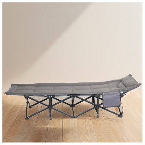 Łóżko turystyczne, polowe, kanadyjka 187 x 68cm składane z kieszonką AR05SZ Łóżko turystyczne, polowe, kanadyjka 187 x 68cm składane z kieszonką AR05SZ
