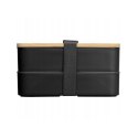 Śniadaniówka LUNCH BOX ze sztućcami, bambus 18,5 x 10,5 x 9,3 cm PJM43