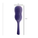 Szczotka do włosów, do rozczesywania, połysk bez puszenia, fioletowa 22cm SCZ19