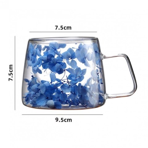 Szklanka termiczna z kwiatami w środku 180 ml 1szt SZK154 Szklanka termiczna z kwiatami w środku 180 ml 1szt SZK154