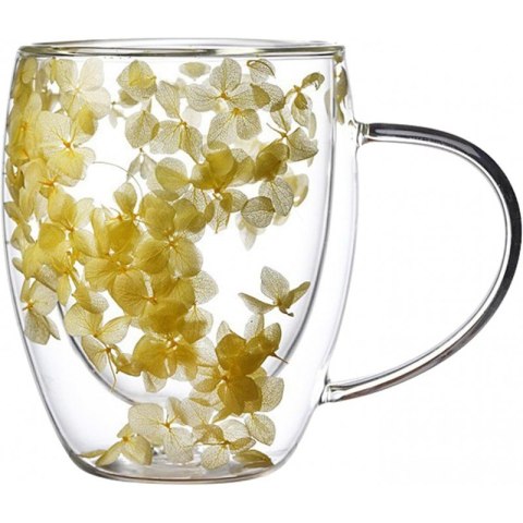 Szklanka termiczna z kwiatami w środku 300 ml 1szt SZK153 Szklanka termiczna z kwiatami w środku 300 ml 1szt SZK153