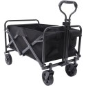 Wózek transportowy składany, metalowy, przyczepka ogrodowa 72x47x68-87cm AR07CZ