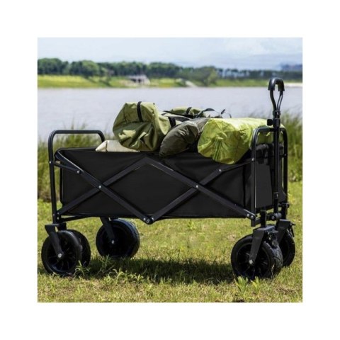 Wózek transportowy składany, metalowy, przyczepka ogrodowa 72x47x68-87cm AR07CZ Wózek transportowy składany, metalowy, przyczepka ogrodowa 72x47x68-87cm AR07CZ