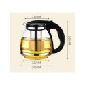 Żaroodporny dzbanek z zaparzaczem i pokrywką 2000 ml - DZ08