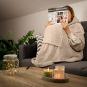 Bluzair Bluza Koc Hoodie Oversize Polska Beżowy