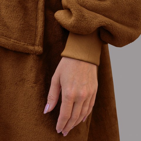 Bluzair Bluza Koc Hoodie Oversize Polska Toffee Bluzair Bluza Koc Hoodie Oversize Polska Toffee