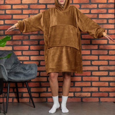 Bluzair Bluza Koc Hoodie Oversize Polska Toffee Bluzair Bluza Koc Hoodie Oversize Polska Toffee
