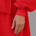 Bluzair SUPER MAMA - Bluza koc - Czerwony - prezent dla mamy na urodziny