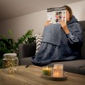 Bluzair SUPER MAMA - Bluza koc - Szary - prezent dla mamy na urodziny