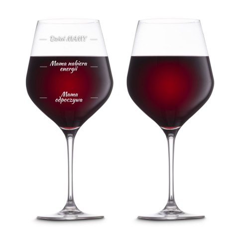 Etui na wino z kieliszkami diVinto dla Mamy - prezent dla mamy na urodziny Etui na wino z kieliszkami diVinto dla Mamy - prezent dla mamy na urodziny