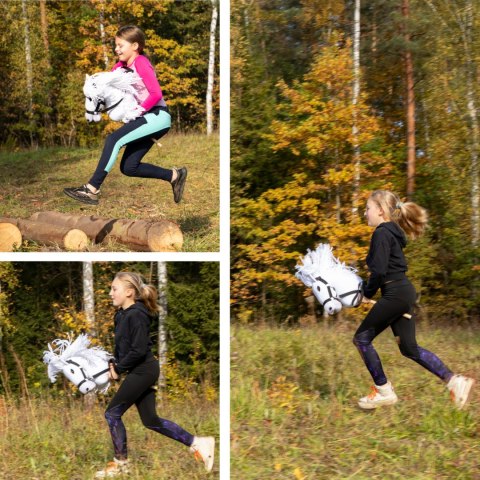 Hobby horse koń na patyku kiju dla dziecka duży A3 Hobby horse koń na patyku kiju dla dziecka duży A3