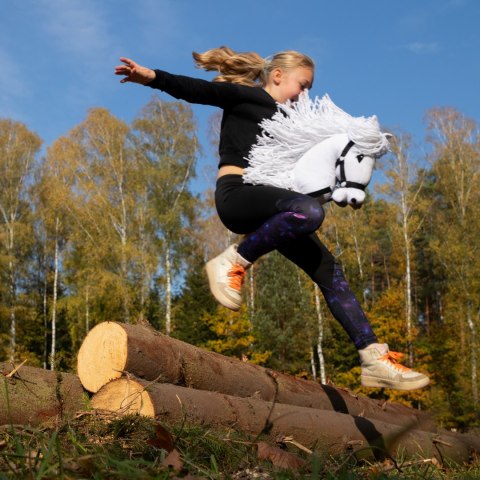 Hobby horse koń na patyku kiju dla dziecka duży A3 Hobby horse koń na patyku kiju dla dziecka duży A3