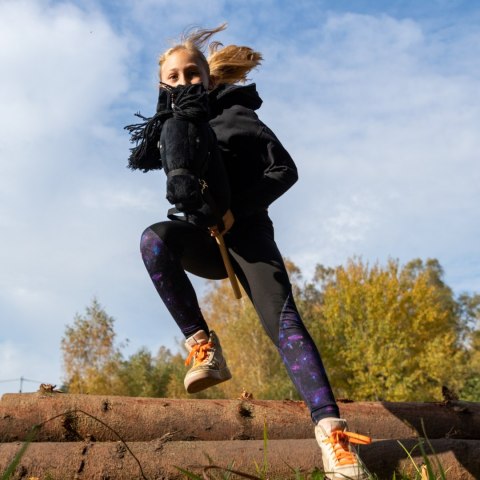 Hobby horse koń na patyku kiju dla dziecka duży A3 Hobby horse koń na patyku kiju dla dziecka duży A3