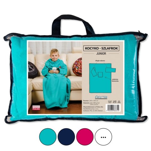 Kocyko - szlafrok Junior Fuksja koc z rękawami Kocyko - szlafrok Junior Fuksja koc z rękawami