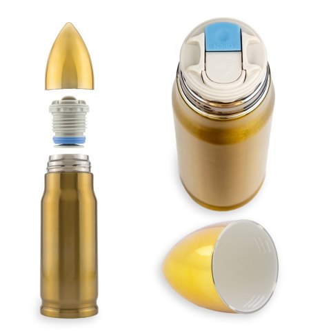 Kubek Termos Pocisk 350 ml - prezent dla faceta - broń militaria survival Kubek Termos Pocisk 350 ml - prezent dla faceta - broń militaria survival