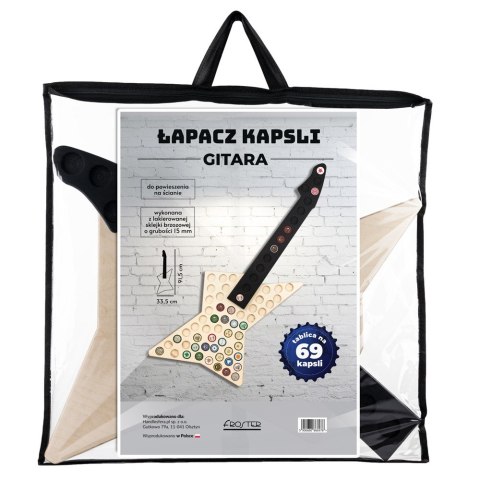 Łapacz Kapsli do piwa Gitara dla niego urodziny Łapacz Kapsli do piwa Gitara dla niego urodziny