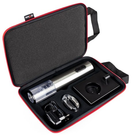 Silver Twister Deluxe etui automatyczny korkociąg Silver Twister Deluxe etui automatyczny korkociąg