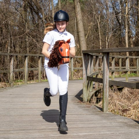 Skippi Hobby Horse z kantarem - bursztyn - A3 HH - prezent na dzień dziecka Skippi Hobby Horse z kantarem - bursztyn - A3 HH - prezent na dzień dziecka