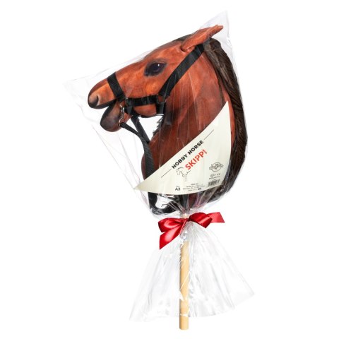 Skippi Hobby Horse z kantarem - bursztyn - A3 HH - prezent na dzień dziecka Skippi Hobby Horse z kantarem - bursztyn - A3 HH - prezent na dzień dziecka