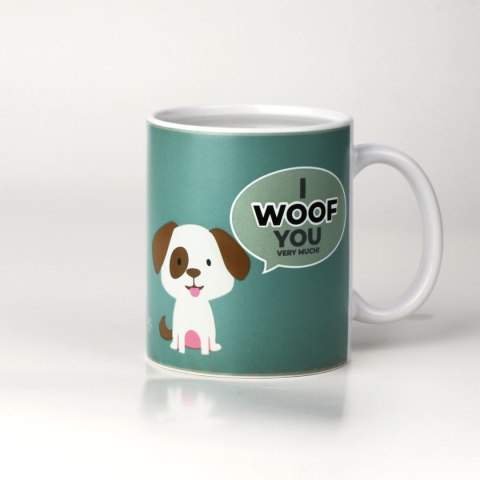 Zaskakujący kubeczek Piesek zmieniający kolor woof